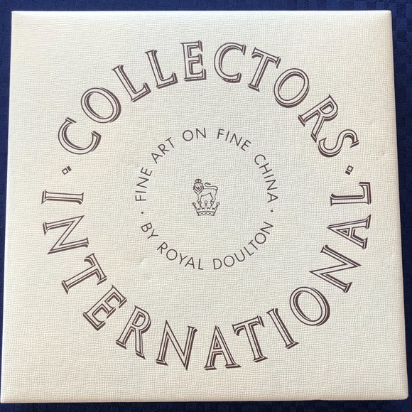 Royal Doulton, Lisette DeWinne Collectors plate. Title: Buddies - Picture 3 of 3